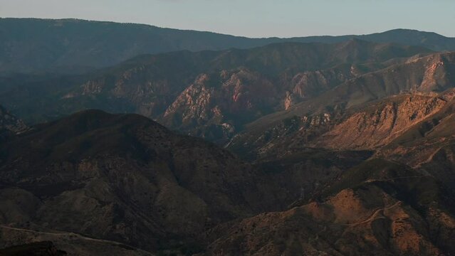 Time Lapse of Liebre Mountain, Angeles National Forest, Castaic, Los Angeles County