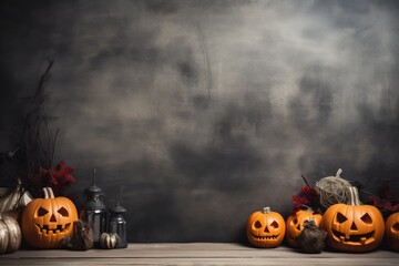 free space Halloween object background