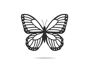 Inspirational quote vintage typography butterfly llustration design for fashion graphics, t shirt, print, slogan,poster,design