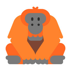 Orangutan - Vector Emoji © Sughra