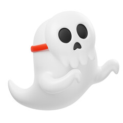 Skull Ghost 3D Icon