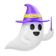 Wizard Ghost 3D Icon