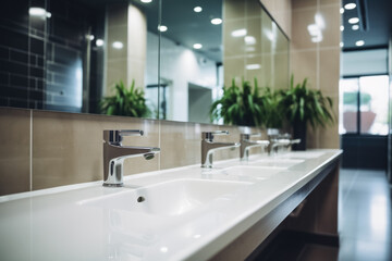 Hygiene practices in public restrooms and washrooms 