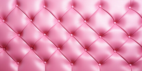 Pink tufted background. Pink leather background concept. 
