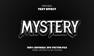 Mystery Text, Editable Font Effect