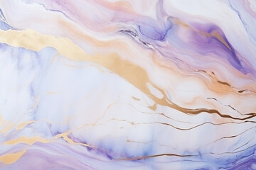 Colored marble with veins of mother of pearl and gold background