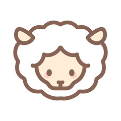 シンプルな羊⭐︎PNG