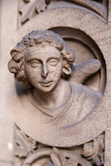 St Michael Cornhill church, City of London, U.K. Sculpture