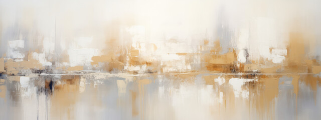 Gold abstract painting  