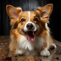 Super-Realistic Corgi Portrait - Authentic Canine Charisma in High-Resolution, Ai generative