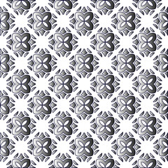 Black and white pattern. Repeat pattern. Abstract background. Patterns with monochrome gradient.Wallpaper for textile design,  on wall paper, wrapping paper, fabrics and home decor. 