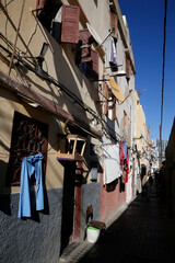Working class housing in Casablanca, Morocco.
