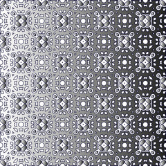 Black and white pattern. Repeat pattern. Abstract background. Patterns with monochrome gradient.Wallpaper for textile design,  on wall paper, wrapping paper, fabrics and home decor. 