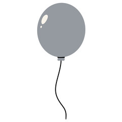 Pastel grey balloon 