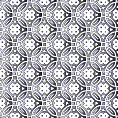 Black and white pattern. Repeat pattern. Abstract background. Patterns with monochrome gradient.Wallpaper for textile design,  on wall paper, wrapping paper, fabrics and home decor. 