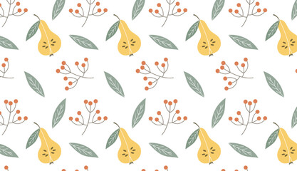 seamless pattern.autumn pattern. leaves. spring. beauty. yellow. beautiful. for textiles. gift wrapping. package. paper. wrapper. drawing. vector.