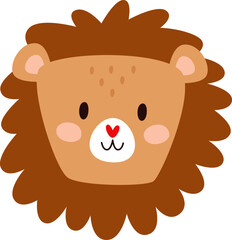 Lion Animal Face