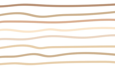 pastel brown minimal striped pattern. retro vintage style horizontal curved lines texture