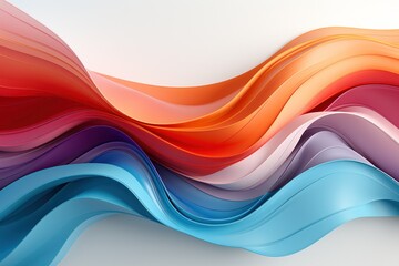 3D modern wave stripes