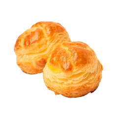 Cheese Puffs, transparent background, isolated image, generative AI
