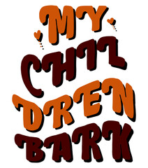 Retro ,Dog Craft Design. T-shirt Design. Illustration