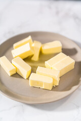 Softening unsalted butter