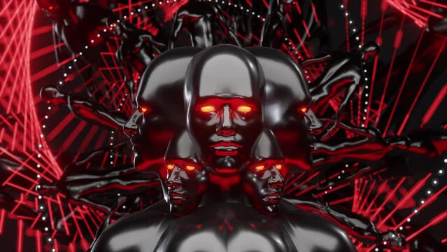 Abstract Horror VJ Loop