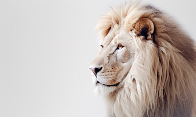 Animal World On A Minimal Background, Lion