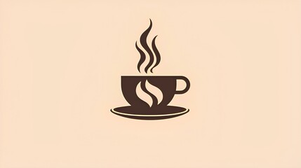 flavorful coffee logo with a calm atmosphere