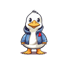 Fototapeta premium Goose, PNG For Tshirt