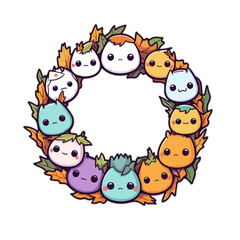 Halloween Wreaths, PNG For Tshirt