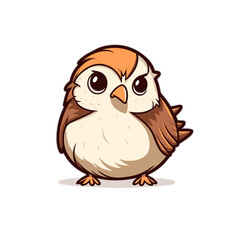 Fototapeta premium Sparrow , PNG For Tshirt