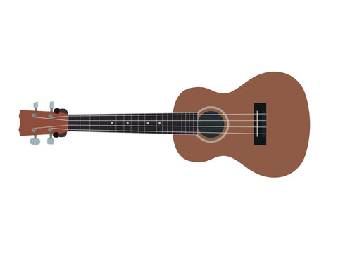 acoustic guitar. vector image. music.