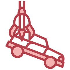 CAR RECYCLING filled outline icon,linear,outline,graphic,illustration
