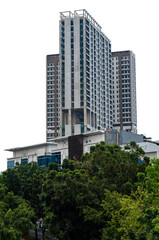 apartment in downtown city. city building landscape. amazing for design or brochure or company profile. High building transparent. Cityscape