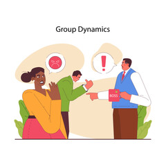 Socialization. Black woman doesn't like her coworker cozy up to her boss.