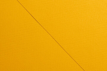 Rough kraft paper pieces background, geometric monochrome paper texture orange color. Mockup with...