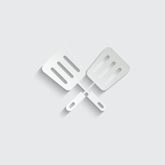 kitchen utensil - icon vector appliance sign