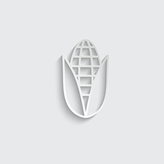 corn icon vector cornlogo popcorn sign 