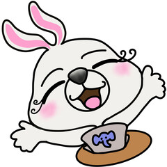 Cute Rabbit character.