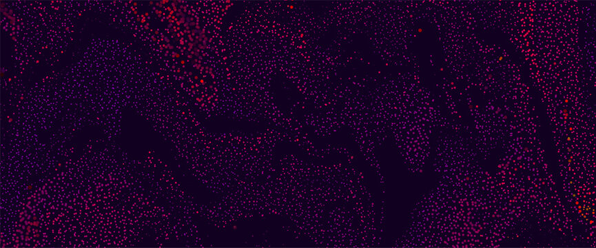 Psychedelic 70s Trendy Design. Vector Abstract Duotone Background