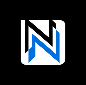 NN brand name initial letters illustrative icon.