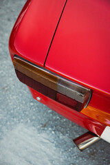 Classic Car Detail Vintage Oldtimer Close Up