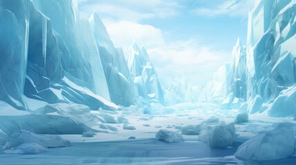 crevasse glacial crevasses deep illustration blue cold, snow frozen, background texture crevasse glacial crevasses deep - obrazy, fototapety, plakaty