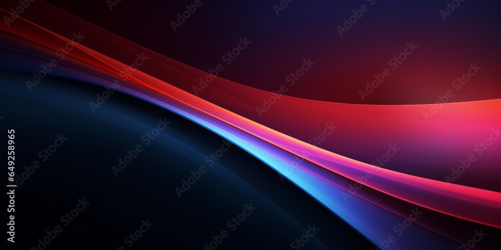 Wall mural abstract background with waves and lines, generative ai