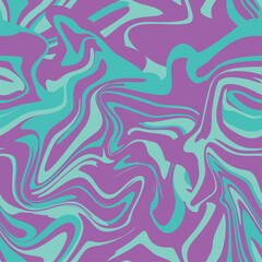 abstract modern retro psychedelic swirl seamless pattern