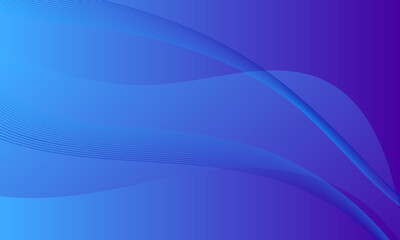 blue lines waves curves soft gradient abstract background