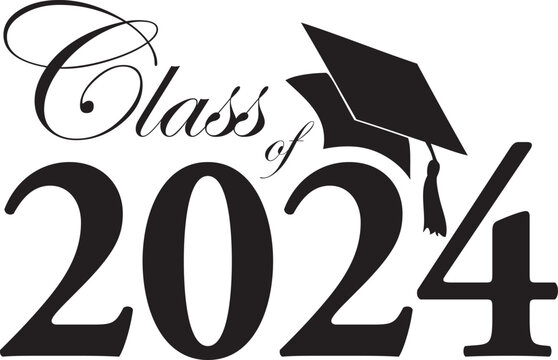 Class of 2024  Graduation Clip Art
