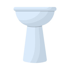 sink or washbasin for the bathroom. vector illustration