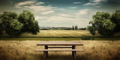 tables in park